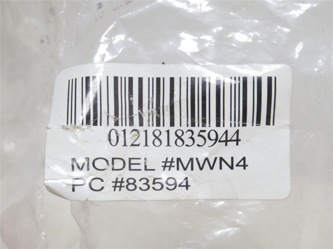 IPS 83594; Twist Mechanical Test Plug; Size: 4"; W/Wing Nut