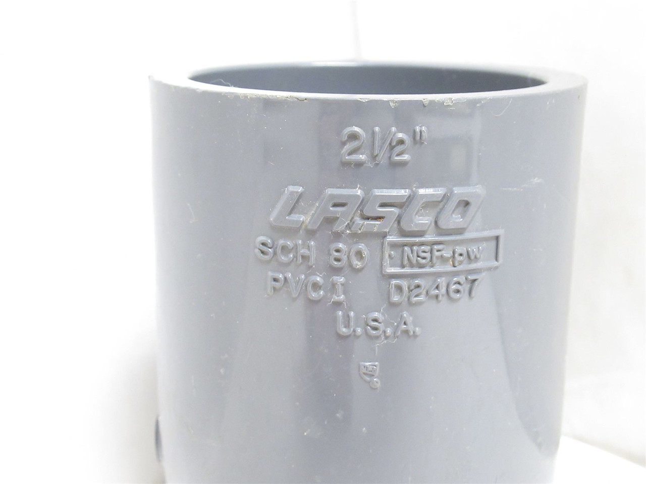 Lasko 806-025; Lot-2 PVC Elbow; 90Deg; Sch: 80; 2-1/2" Socket
