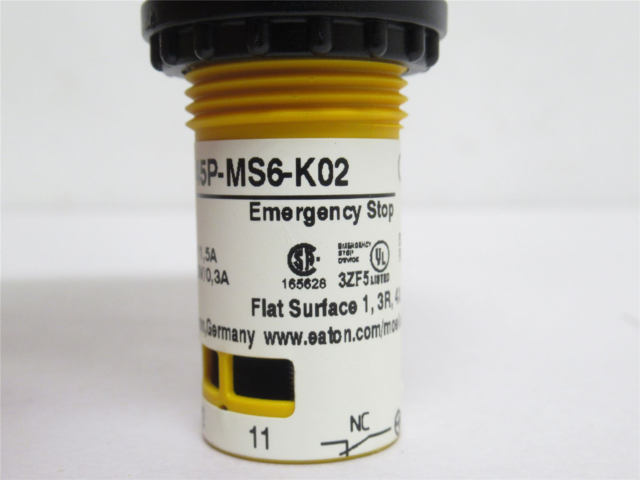 Eaton C22-PVS45P-MS6-K02; E-Stop Push Button; Red; 110/230VAC