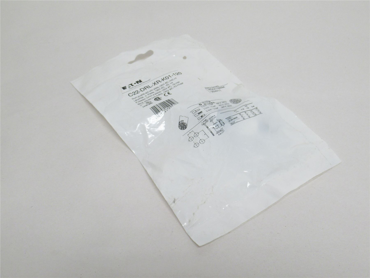 Eaton C22-DRL-XR-K01-120; Illuminated Push-Button Actuator