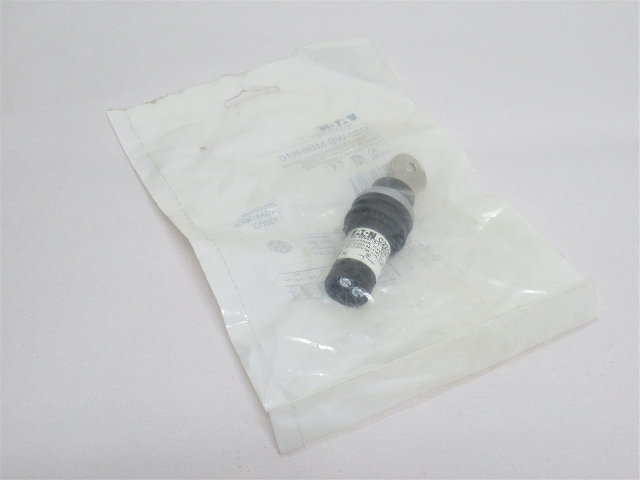 Eaton C22-WS-MS6-K10; Keyed Selector Switch; 2-Pos; 1-NO