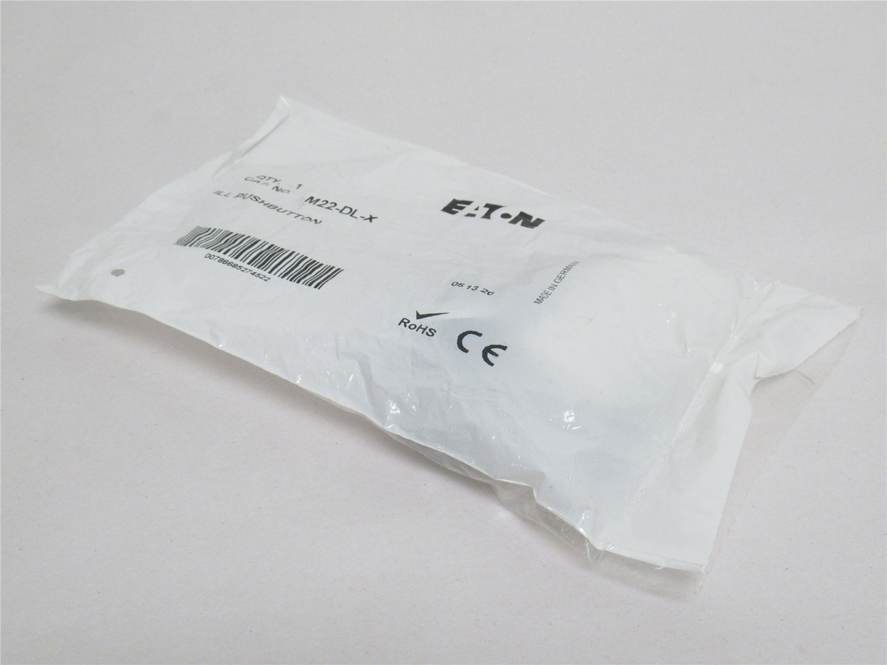 Eaton M22-DL-X; Illuminated Push-Button Actuator; Momentary