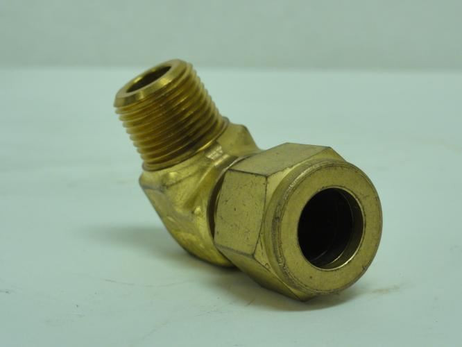 Swagelok B-810-2-6; Brass Tube Fitting; 1/2" Tube x 1/4 NPT