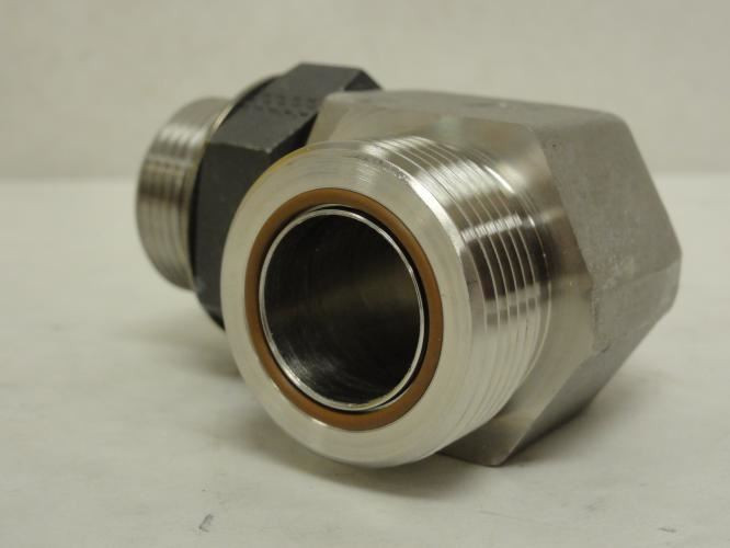 SSP 16 C5OLO-SS; Elbow 90Deg; SS-316; 1 ORFS x 1 BOSS