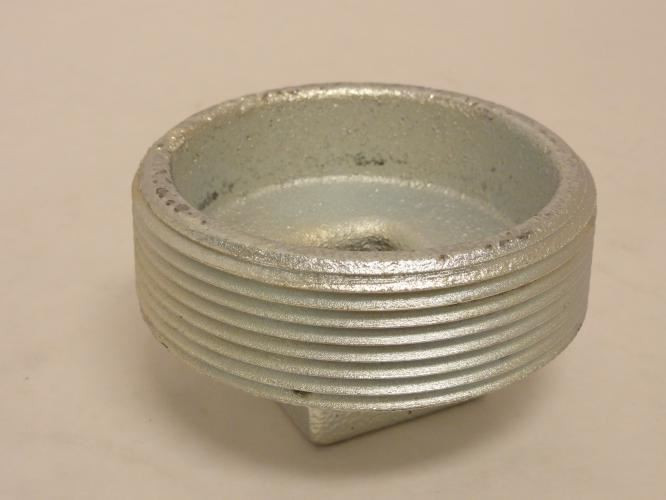 Crouse-Hinds PLG85; Square Head Close-Up Plug; Size: 3"