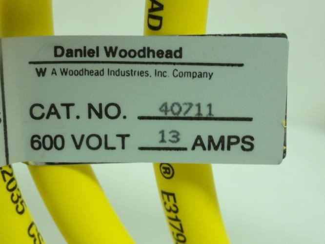 Woodhead 40711; Mini-Change Cordset; 600V; 13 Amp; 6' Long