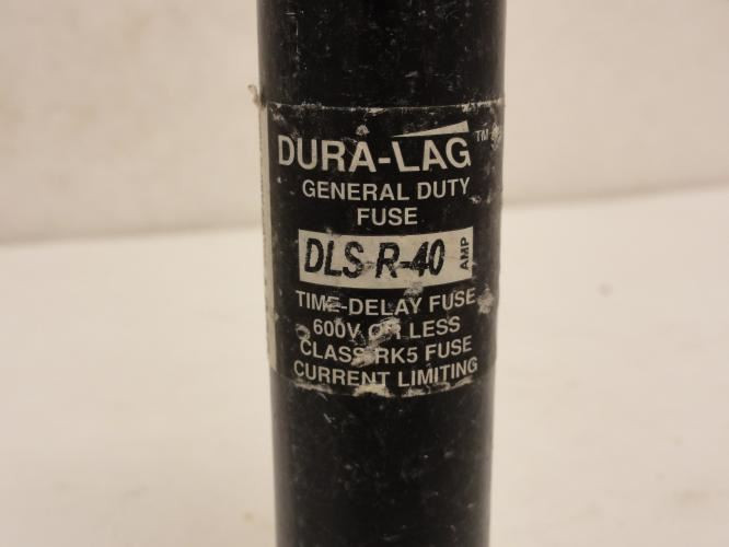 Cooper-Bussmann DLS-R-40; Time Delay Fuse; 40A; 600VAC