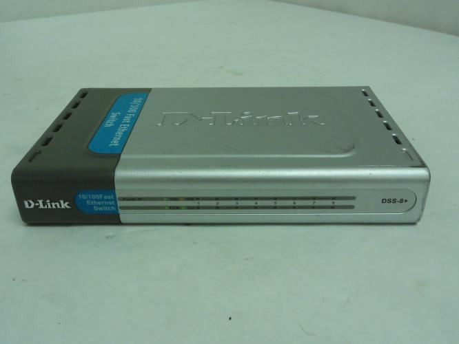 D-Link DSS-8+; Fast Ethernet Switch; 8-Port 10_100