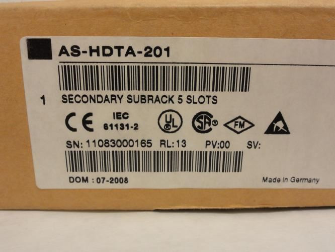 Schneider AS-HDTA-201; Modicon Second; Subrack 5-Slot Backplane