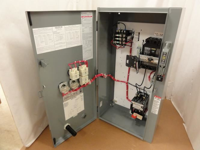 Square D 8539SBG71; Control Box Motor Starter 18A 2P 230V