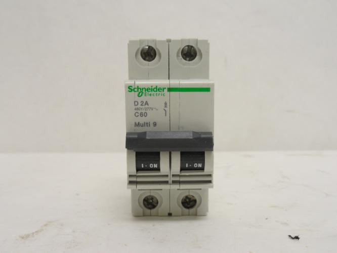 Schneider MG24517; Circuit Breaker; 2 Amp; 277/480VAC; 2-Pole