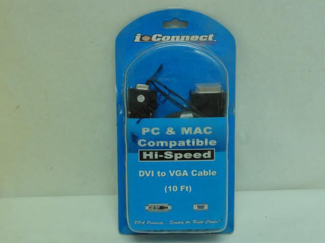 PPA Int 5218667; DVI Male to VGA Female Cable 10' Long