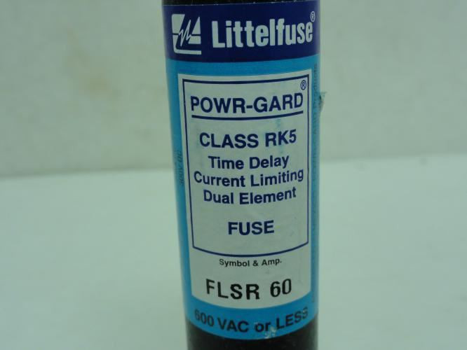Littelfuse FLSR60; Time Delay Dual Element Fuse; 60A; 600VAC
