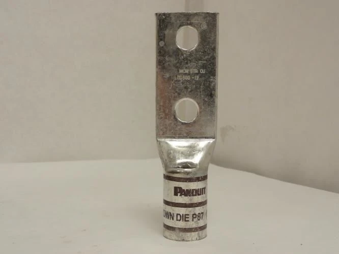 Panduit LCD500-12-6; Compression Lug 2 Hole 500 Kcmi 1/2" Holes