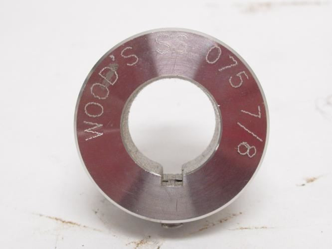 TB Woods SS07578; Jaw Coupling Hub; SS; 7/8"ID