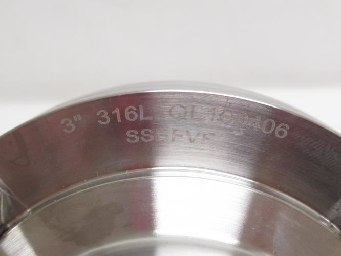 Sanitary Solutions SSBFVF-3-316L; Butterfly Valve; 3" Clamp
