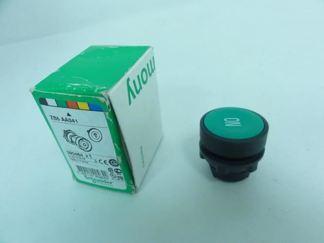 Schneider ZB5AA341; Lot-2 Green Flush Pushbutton Head