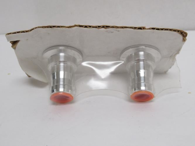 Kurt J Lesker QF25-100-H; Lot-3; Aluminum Hose Adapters