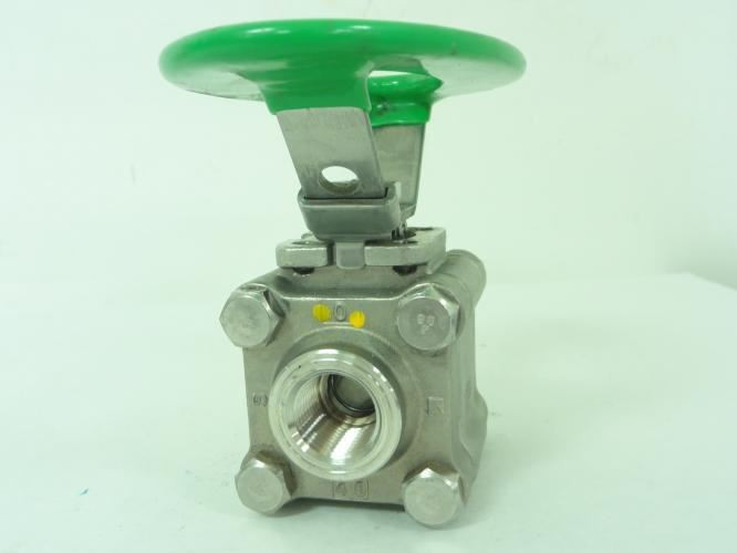 Kitz 329F-LOH-1/2; Ball Valve; 1/2"NPT; 1500WOG; 3-Piece