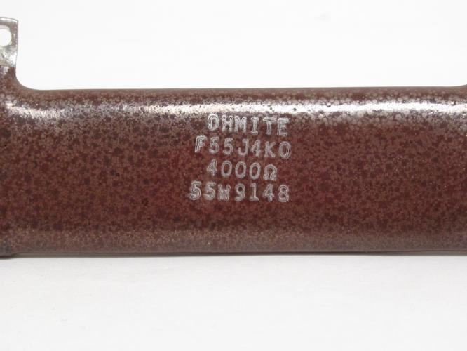 Ohmite F55J4K0; Slim Wirewound Resistor 4 kOhms; 55W