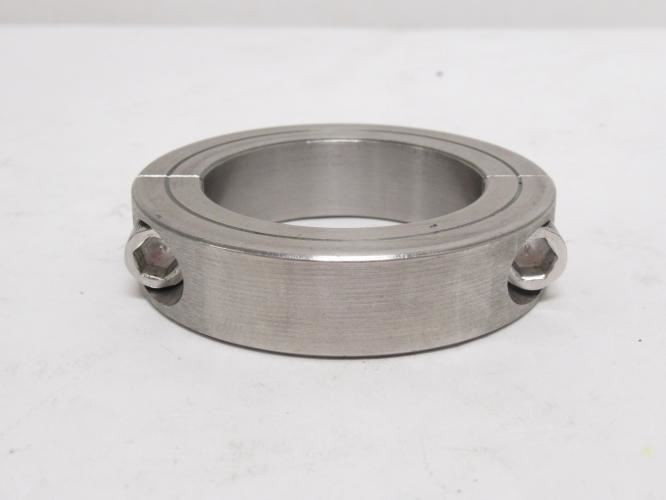 MFG- 1L729; Shaft Clamp Collar; SS; 2"ID x 3"OD; 2 Piece