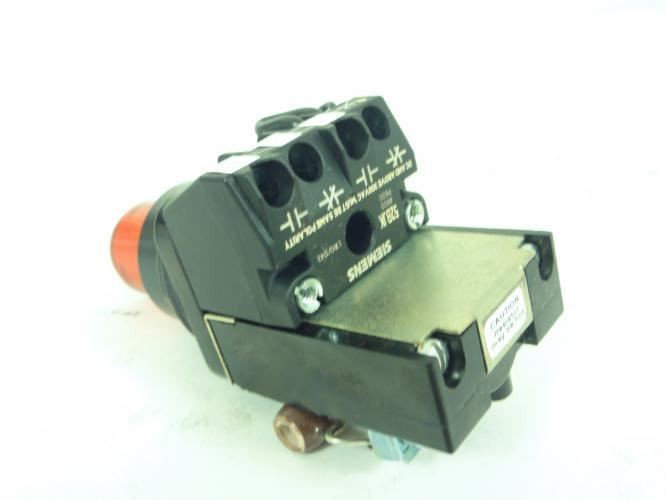 Siemens 52PX6M2A; Push To Test Pilot Lightr; 120V; LED; Red