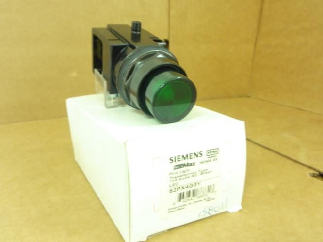 Siemens 52PX4G3Y; Pilot Light; 120V; Green LED
