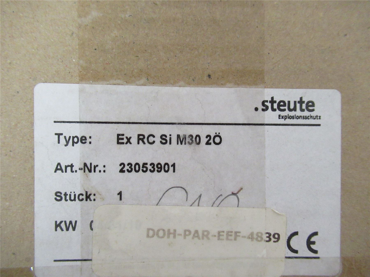 Steute 23053901; Safety Sensor Magnetic Coded 2 NO