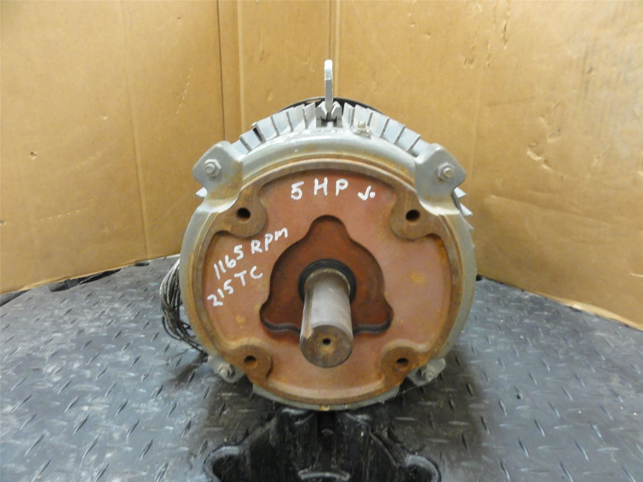 Lincoln LM13800BB; Motor 5HP; 230/460VAC; 1165RPM; 3PH; 16/8 Amps