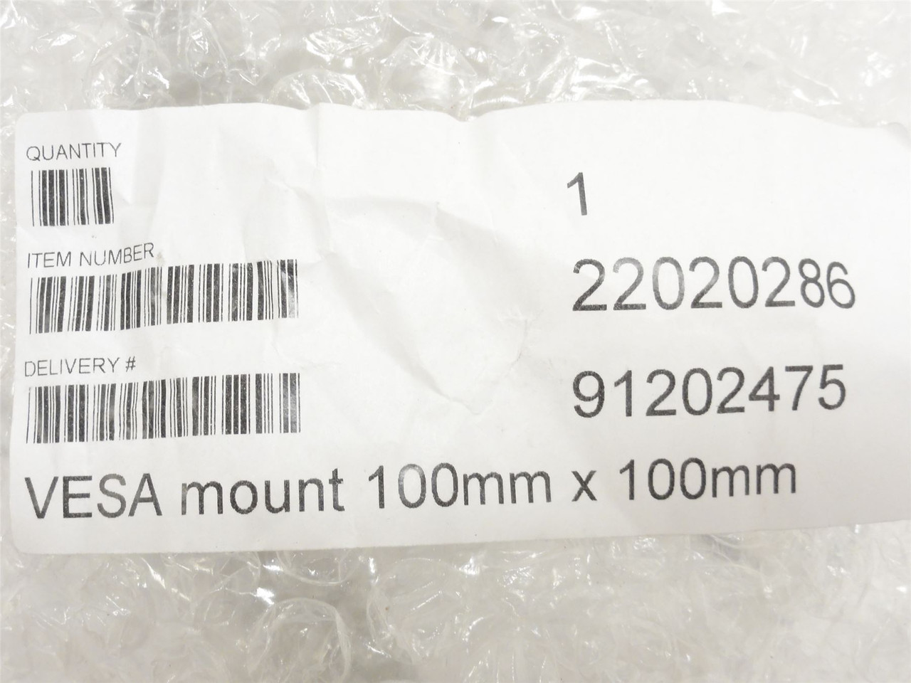 Vesa 22020286; Industrial Weighing Terminal Mounting Bracket