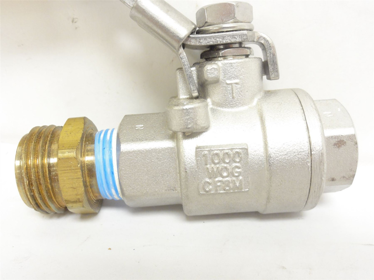 Legend Valves T-712; Locking Ball Valve; SS; 1/2NPT; W/Fitting