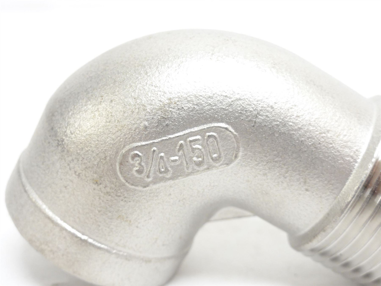Industry-Std 6JM74; Street Elbow; 90Deg; SS-304; 3/4NPT