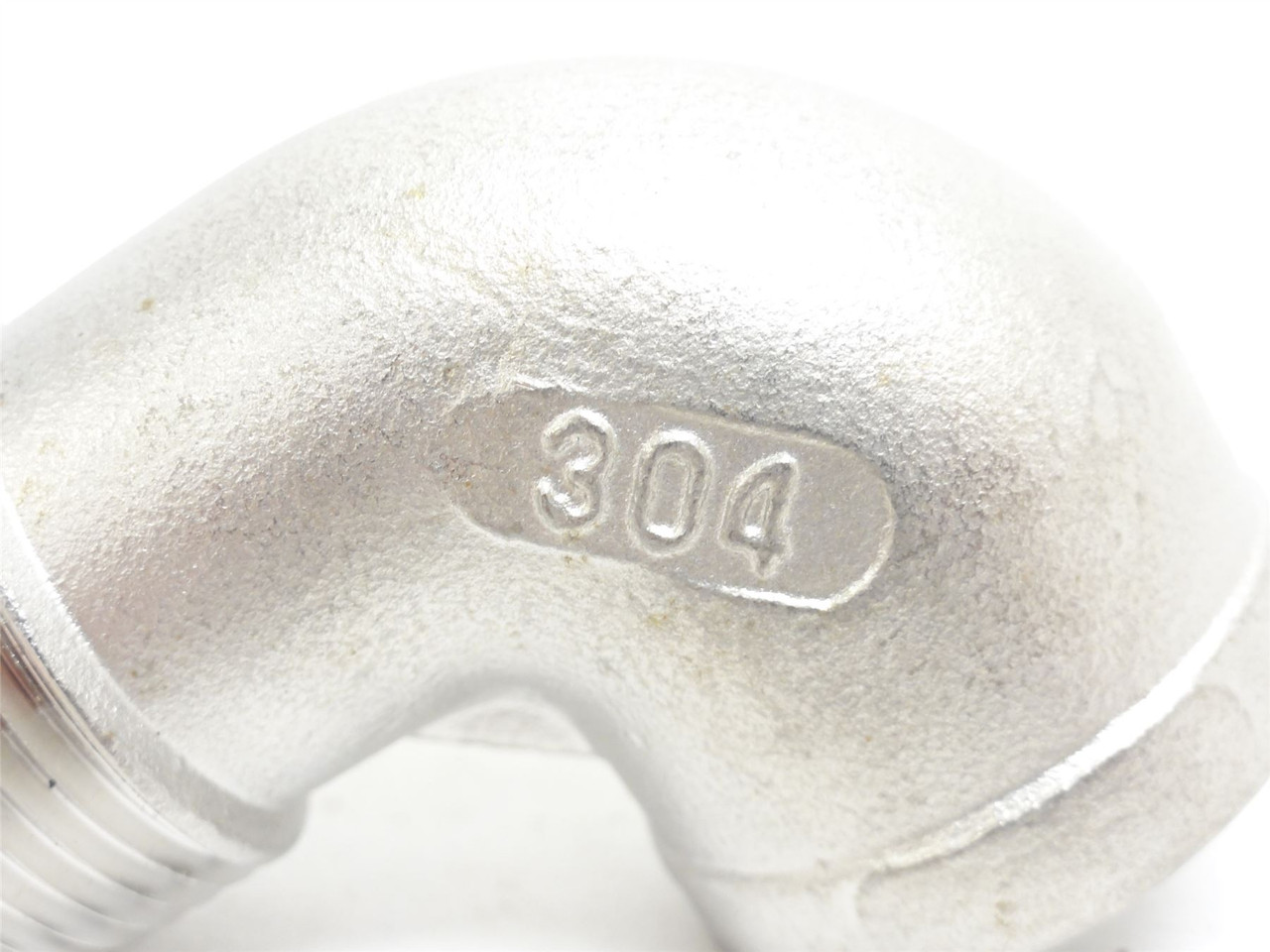 Industry-Std 6JM74; Street Elbow; 90Deg; SS-304; 3/4NPT