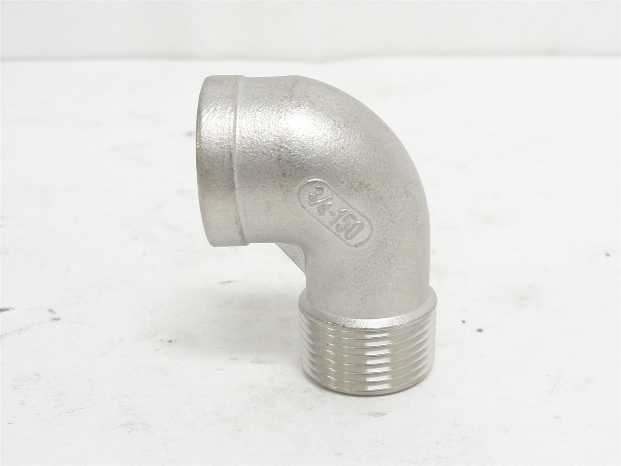 Industry-Std 6JM74; Street Elbow; 90Deg; SS-304; 3/4NPT