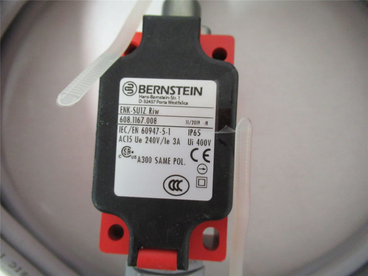 Bernstein 608.1167.008; Limit Switch  1 AMP 500 V 1NO / 1NC