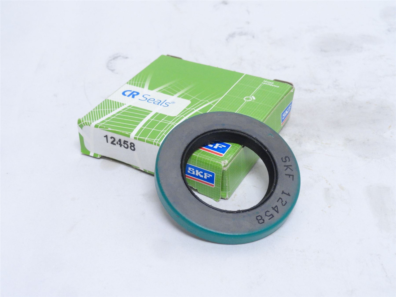 SKF 12458; Double Lip Oil Seal; 1-1/4"OD x 2"OD x 1/4" Wide
