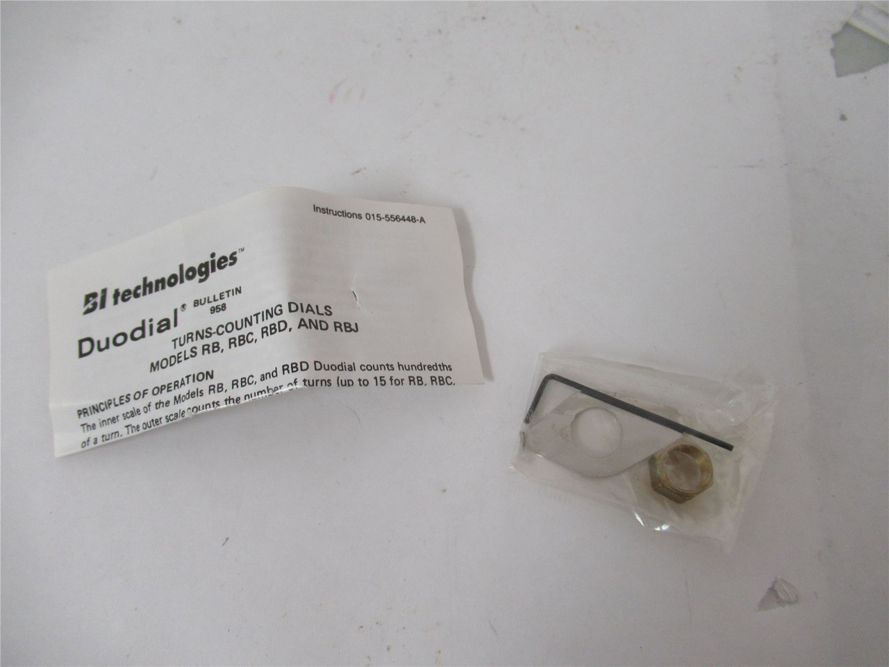 BI Technologies RBC; Turn Counting Dial for Models RB;RBC;RBD