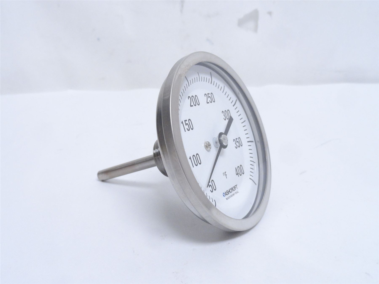 Ashcroft 30EI60R02550400; Thermometer; 50-400F; 3" Dial