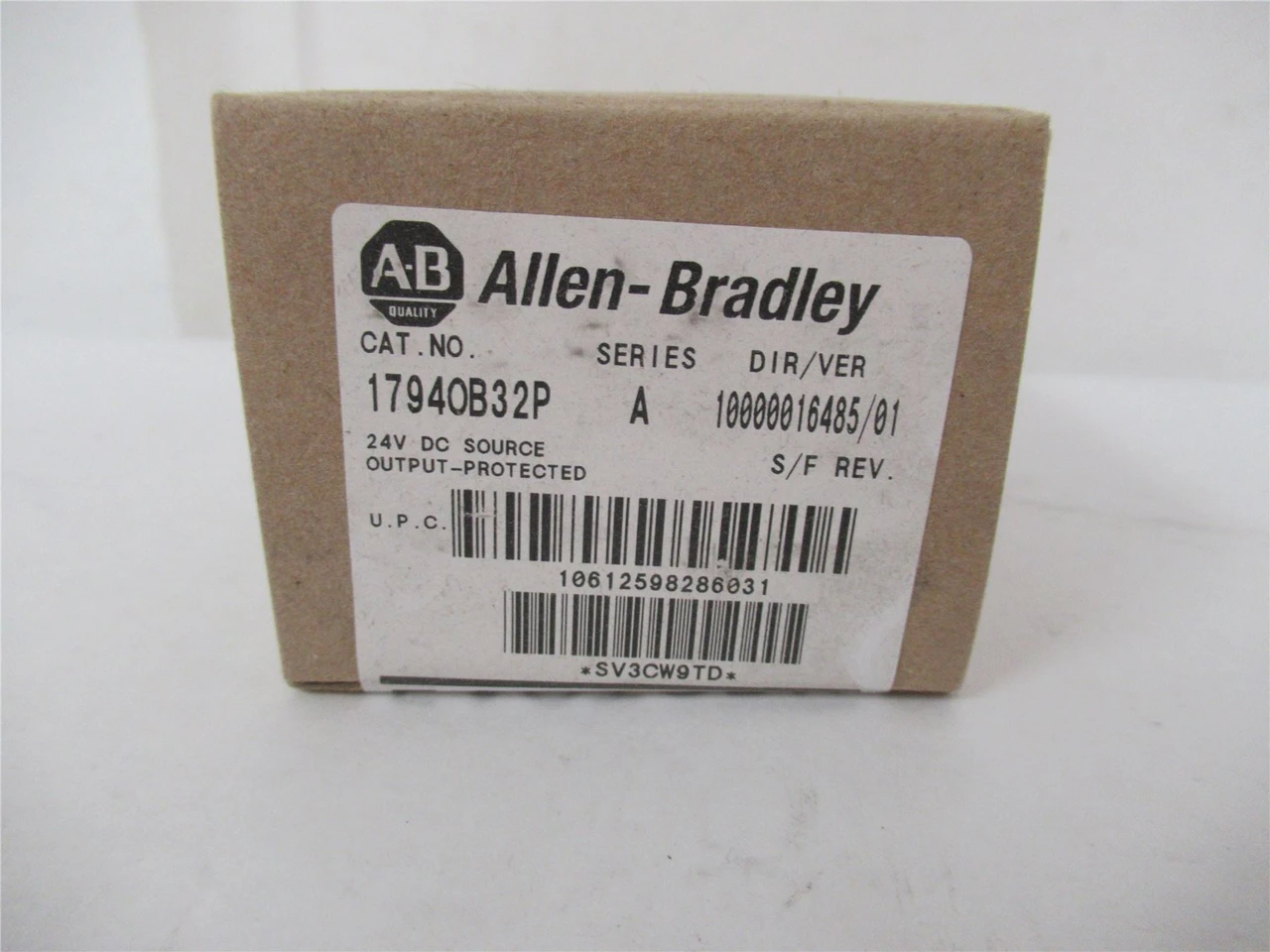 Allen-Bradley 1794-OB32P; I/O Module 14 Amp 24 V DC