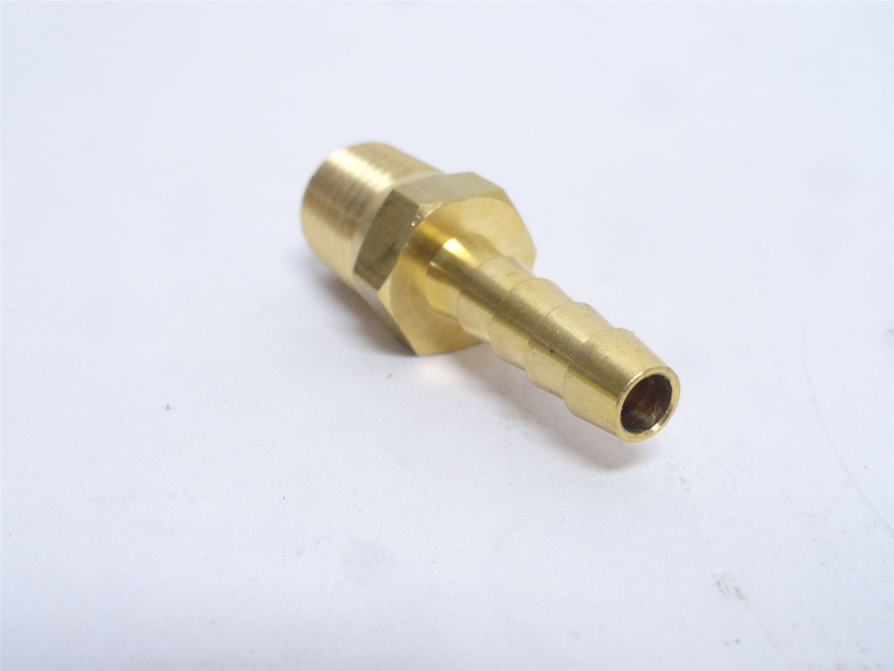 Milton S-600; Lot-2; Male Barb Hose End; 1/4NPT x 1/4" Tube