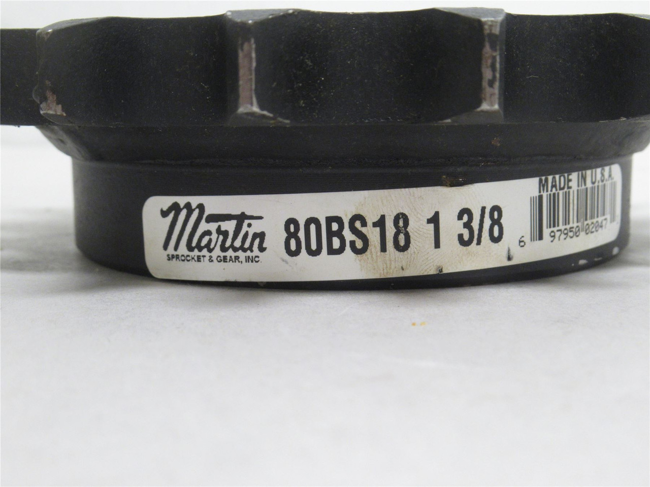 Martin 80BS18 1-3/8; Sprocket #80; 18 Teeth; 1-3/8"ID
