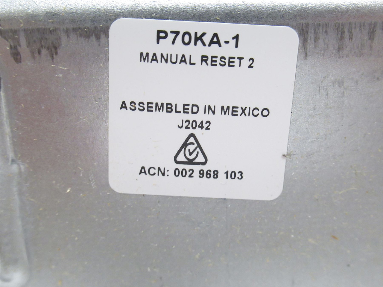 Penn P70KA-1; High Alarm; Pressure Control; 50-500PSI; 240VAC