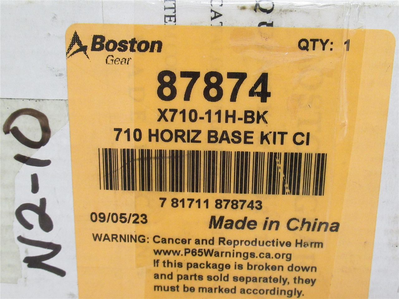 Boston Gear 87874; Gear Reducer Mounting Base; Horizontal