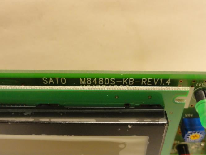 Sato M8480S-KB; PC Board Display Assembly