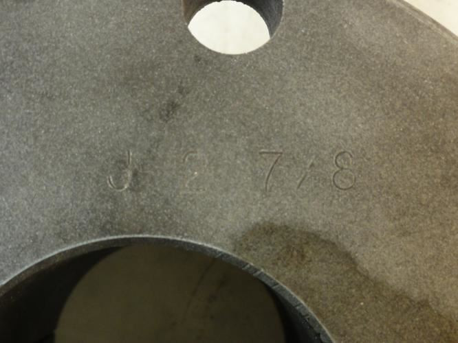 Tb Woods J 2-7/8; QD Bushing; 2-7/8"ID (NO bolts)