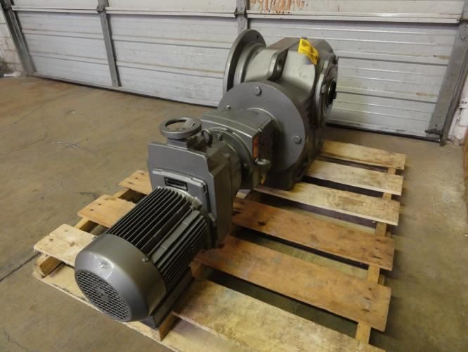 SEW KAF107R77D268BDFT100LS4-KS; Gearmotor 522:1 Ratio; 3Hp