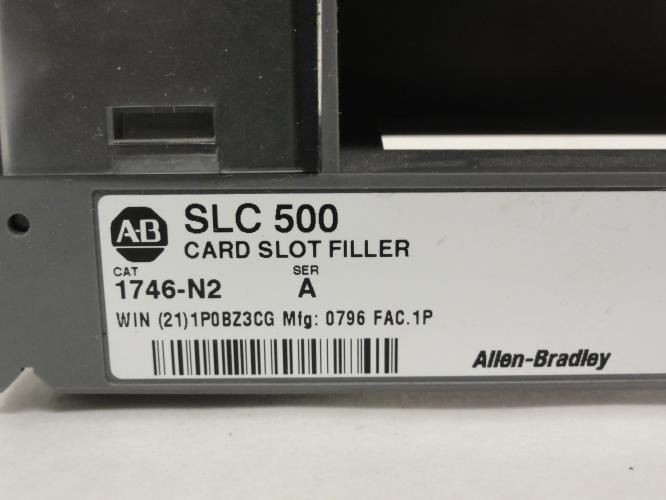 Allen-Bradley 1746-N2; SLC 500 Modular Card Slot Filler