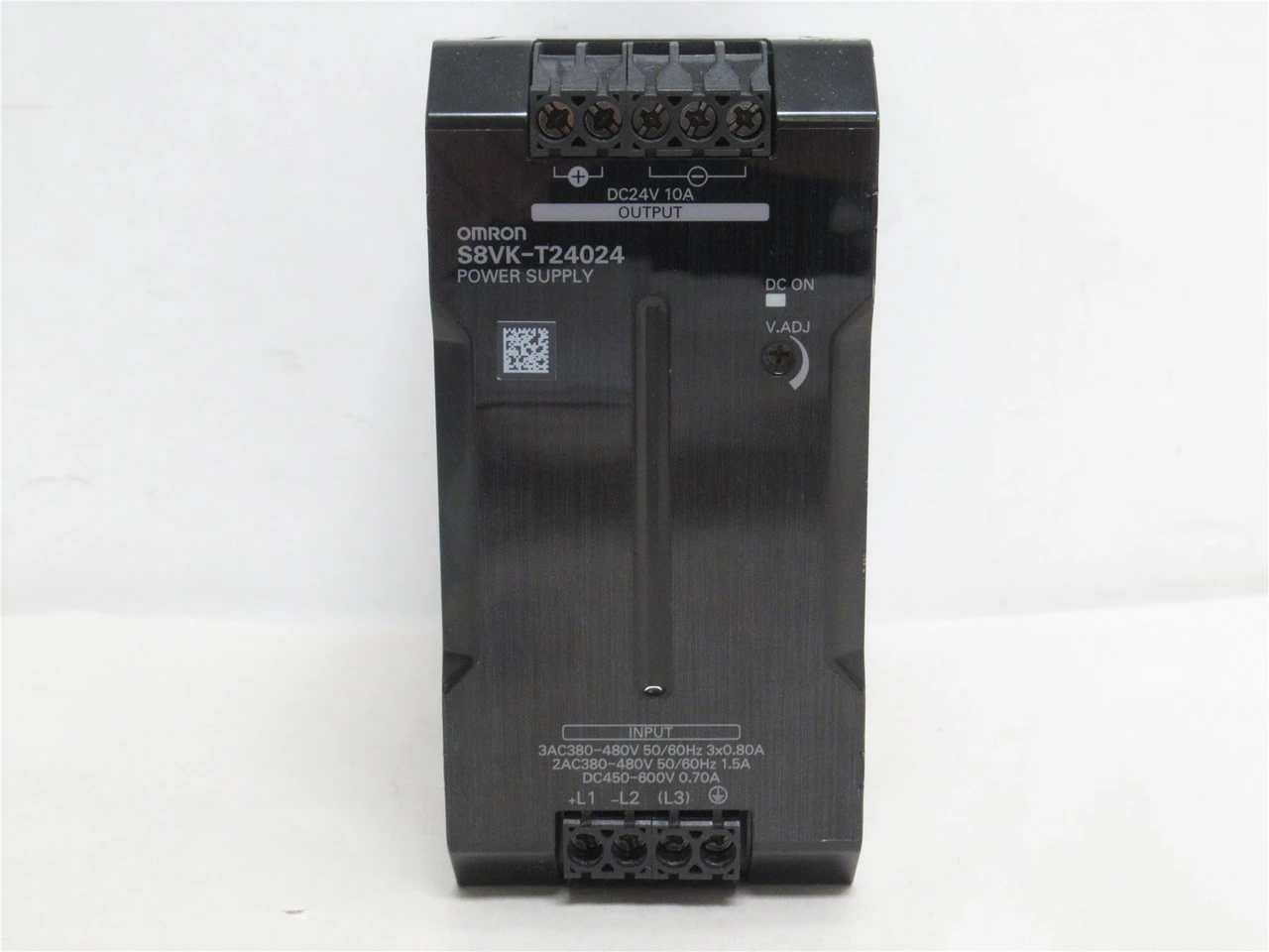 Omron S8VK-T24024; Power Supply 380-480VAC In; 24VDC; 10A Out