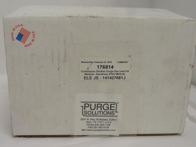 Purge Solutions 176814; Purge Gas Inlet Kit; 1/2NPT