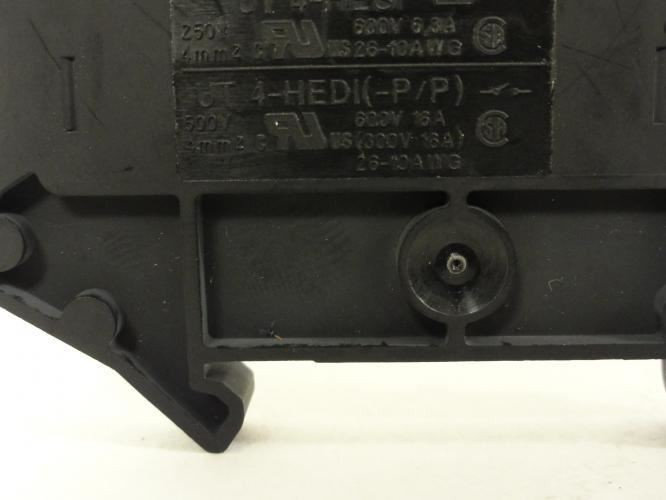 Phoenix UT4-HEDI; Lot-3 Fuse Terminal Block; 250/500V
